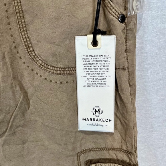 MARRAKECH (ANTHROPOLOGIE), ZIPPED CARGO CROPPED CARPIS. NWT - Picture 8 of 8